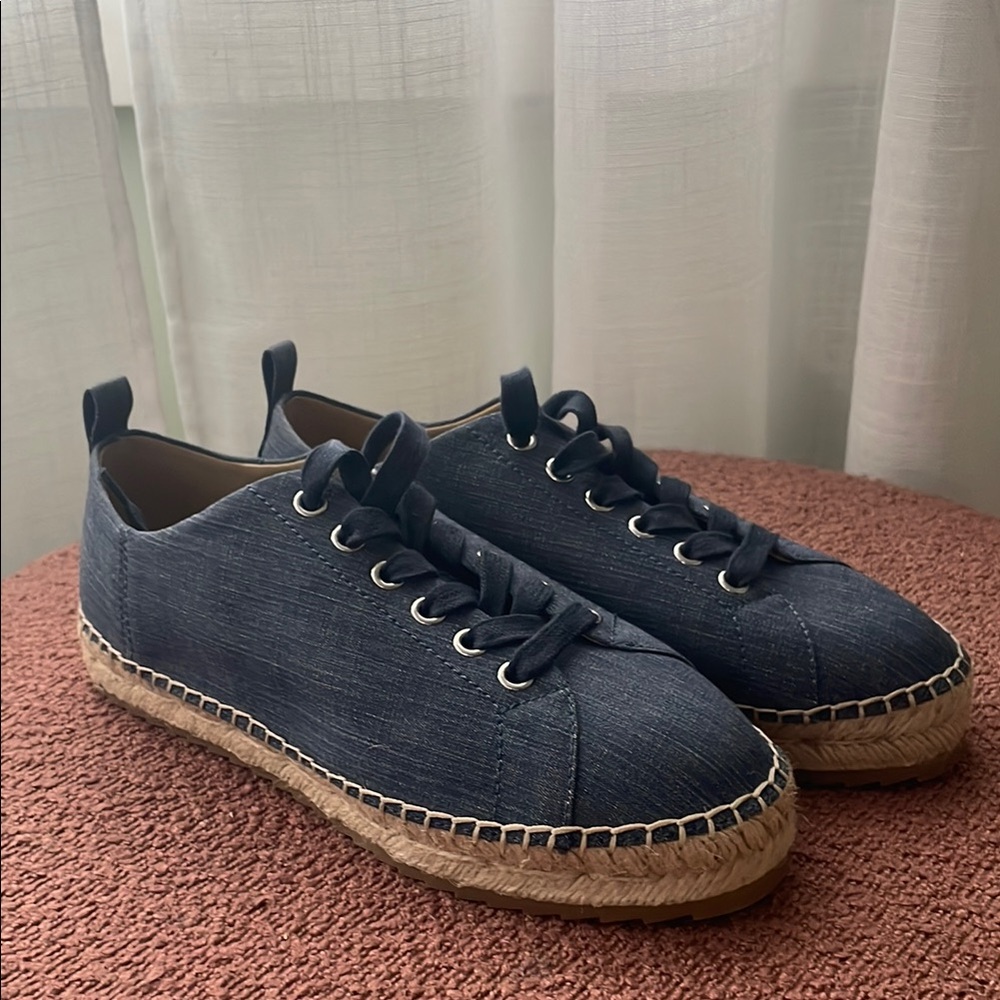 Women Blue Espadrille Sneakers